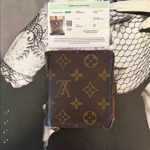 Louis Vuitton Brown Monogram Compact Wallet - Picture 10 of 12
